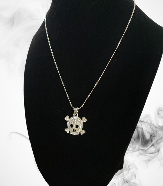 Crossbone Skull Necklace