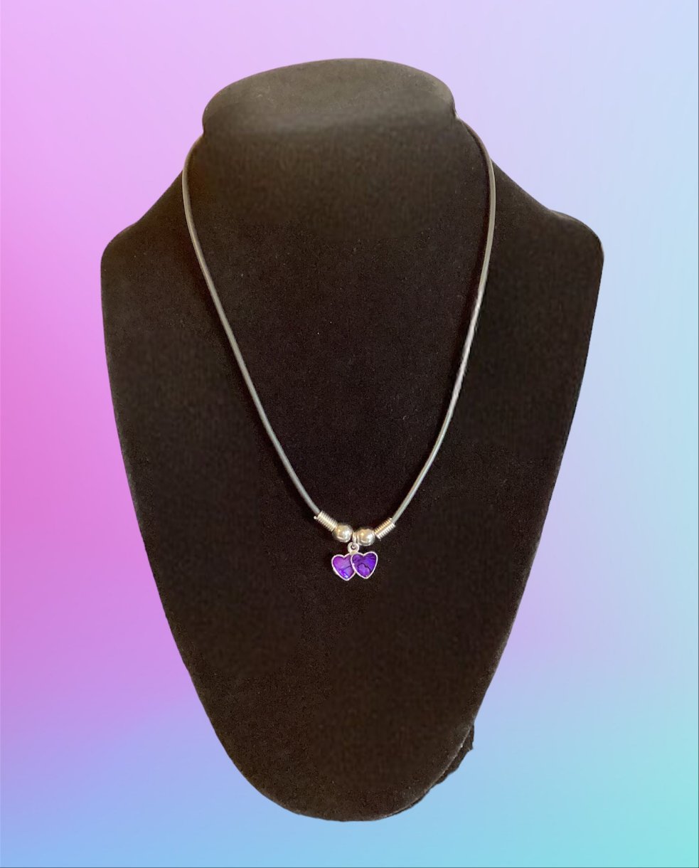 Heart Paua Shell Necklace