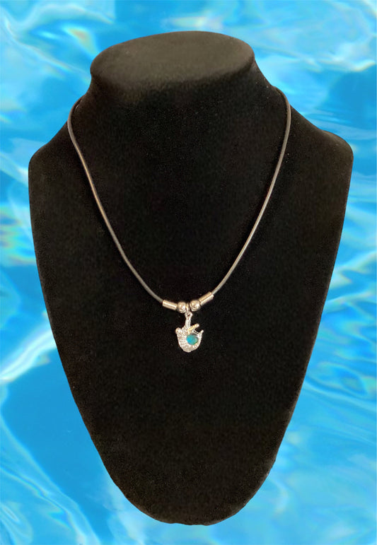 Alligator Paua Shell Necklace